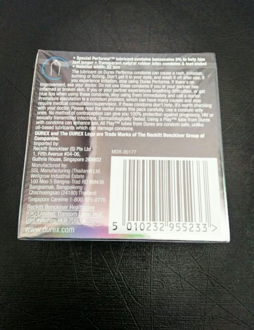 BAO CAO SU DUREX PERFORMA LOẠI 1 (HỘP 3 CHIẾC)