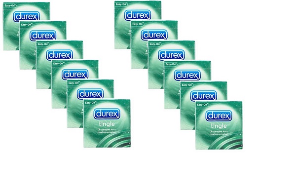 Bao Cao Su Durex Tingle Mát Lạnh Với Hương Bạc Hà