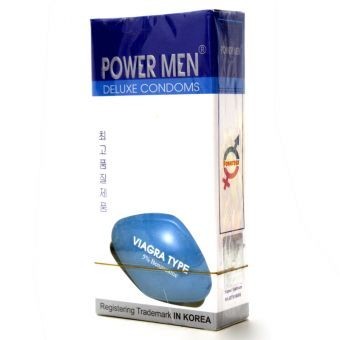BAO CAO SU TẠI ĐÀ NẴNG POWER MEN VIAGRA TYPE (SIÊU MỎNG, TRƠN KHÔNG GAI, CHỐNG XUẤT TINH SỚM, HỘP 12C)