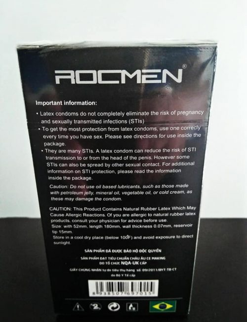 ROCMEN 4 IN 1 (CHỐNG XUẤT TINH SỚM, GÂN, GAI, MỎNG, HỘP 12C) tại Đà Nẵng