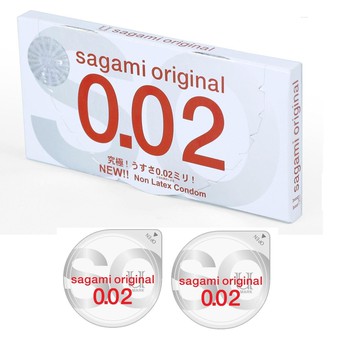 BAO CAO SU SIÊU SIÊU MỎNG BAO CAO SU ĐÀ NẴNG SAGAMI ORIGINAL 0.02 2 CHIẾC