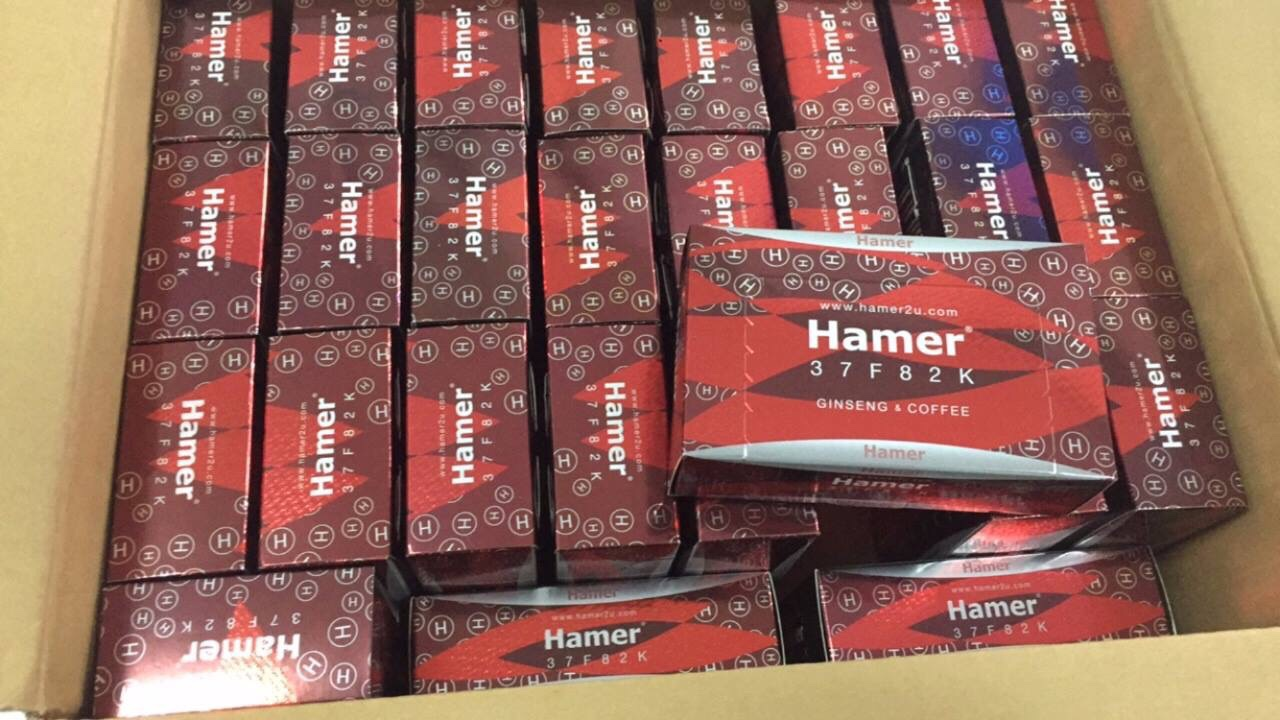 Kẹo Hamer Ginseng & Coffee Nhân Sâm công nghệ Mỹ - Tăng cường sinh lực (lẻ 5 viên)