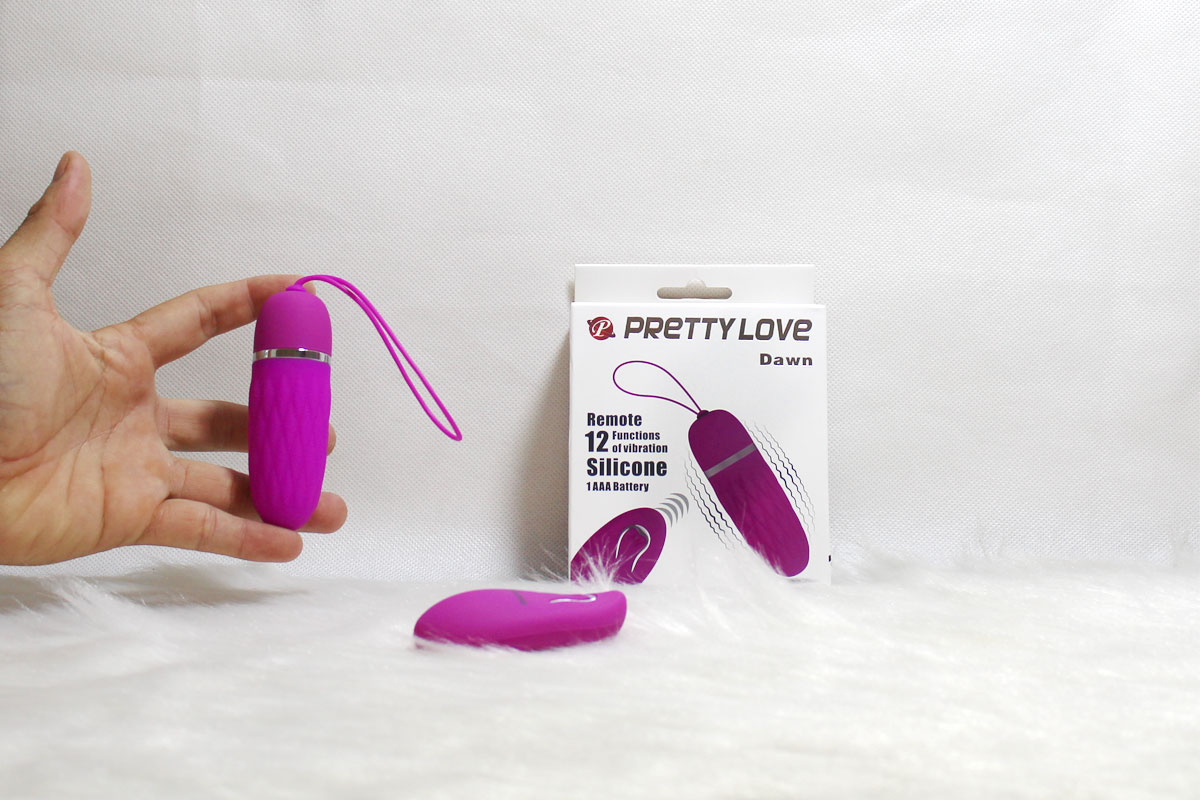 Trứng rung 12 chế độ Prettylove Dawn cao cấp tại Đà Nẵng , có ship toàn quốc - Prettylove Dawn Premium 12 Mode Vibrating Egg